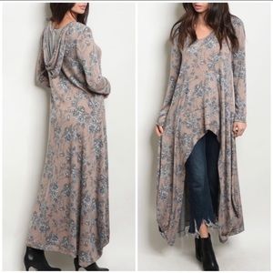 Blush Floral High-Low Top